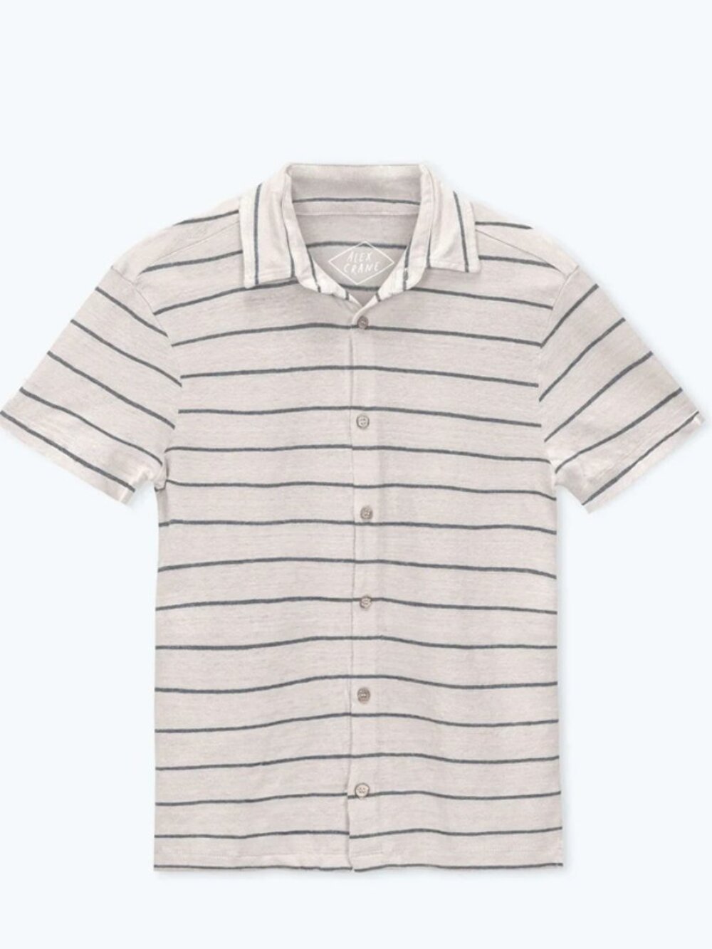 Alex Crane Knit Ola Button-Down Shirt in Rio Large